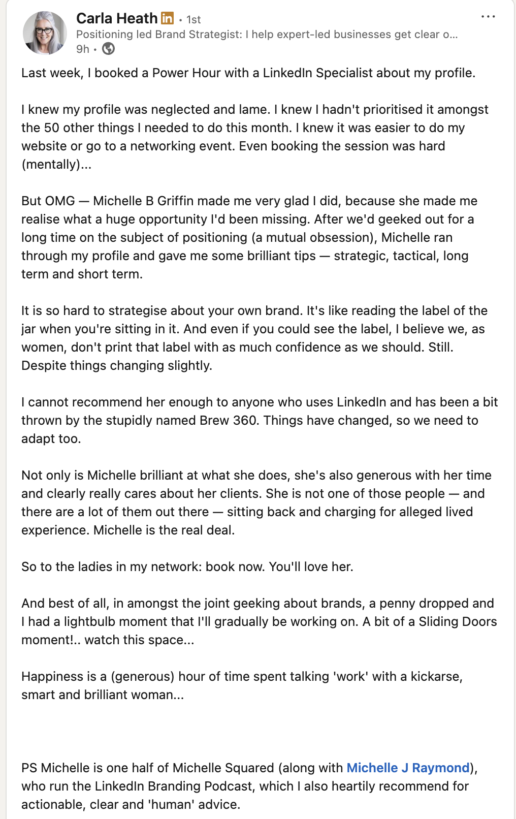 Michelle B. Griffin Personal Branding Speaker for Women